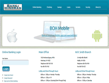 Tablet Screenshot of bankofhindman.com